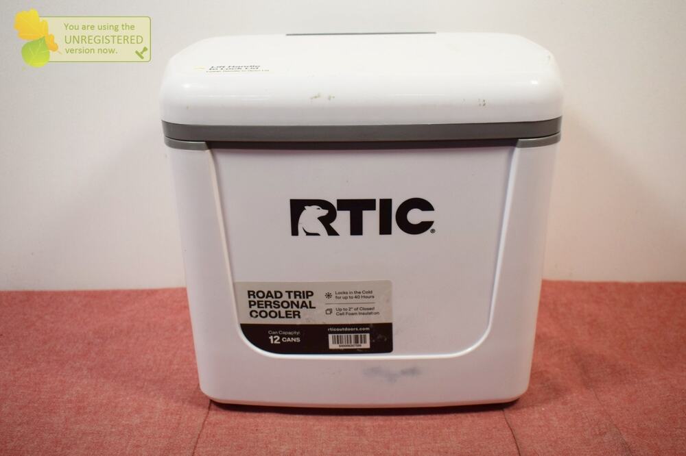 RTIC Outdoors 8qt Road Trip Personal Cooler White Hard-Sided